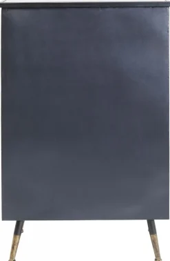 Komody*KARE Design Komoda La Gomera 72x120 Cm Grafitowa