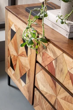 Komody*KARE Design Komoda Limara 160x78 Cm Naturalna