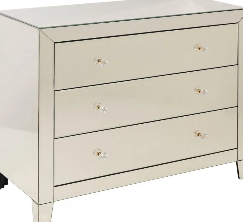 Komody*KARE Design Komoda Luxury Gold 91x75 Cm Szampańska
