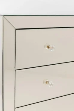 Komody*KARE Design Komoda Luxury Gold 91x75 Cm Szampańska