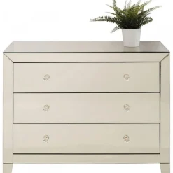 Komody*KARE Design Komoda Luxury Gold 91x75 Cm Szampańska