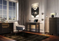 Komody*KARE Design Komoda Luxury Push 49x110 Cm Szara