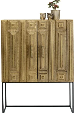 Komody*KARE Design Komoda Marrakesh 100x140 Cm Złota