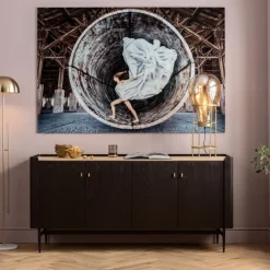 Komody*KARE Design Komoda Milano 180x85 Cm Ciemnobrązowa