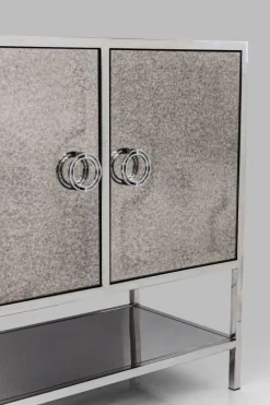 Komody*KARE Design Komoda Moonscape 156x80 Cm Srebrna