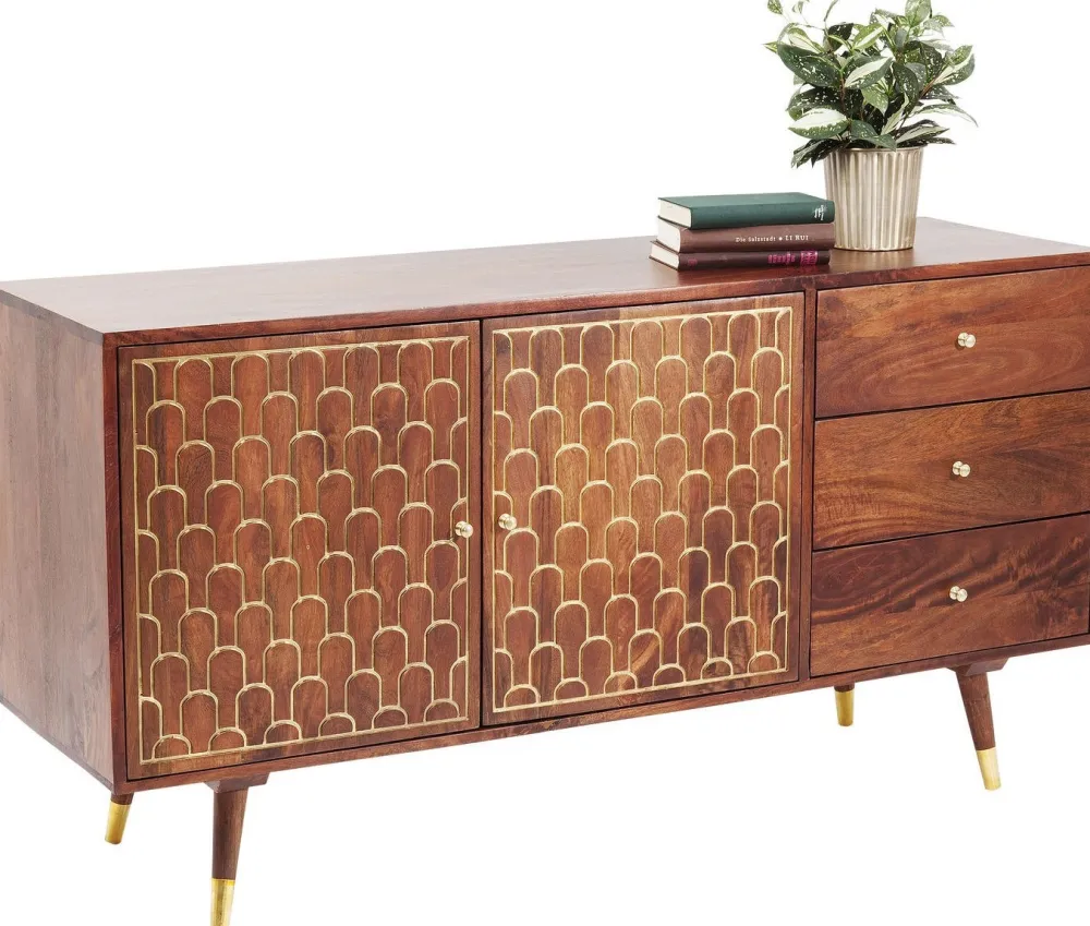 Komody*KARE Design Komoda Muskat 145x75 Cm Brązowa