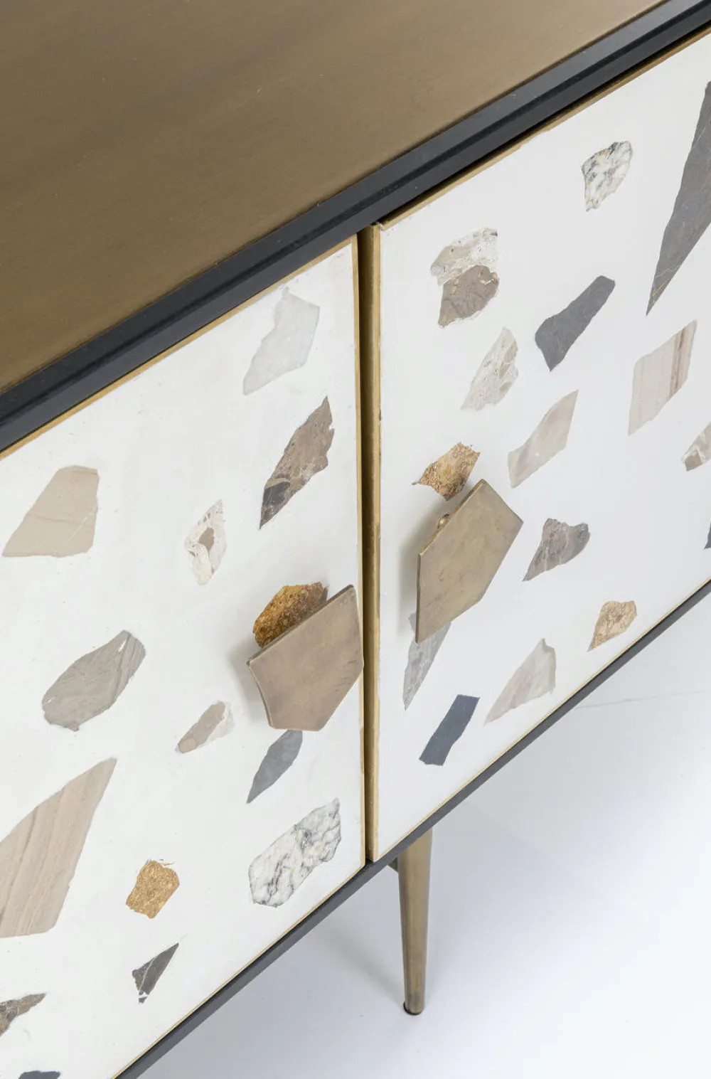 Komody*KARE Design Komoda Terrazzo 183x77 Cm Kolorowa