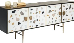 Komody*KARE Design Komoda Terrazzo 183x77 Cm Kolorowa