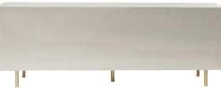 Komody*KARE Design Komoda Venice Triangle 180x64 Cm Srebrno Złota
