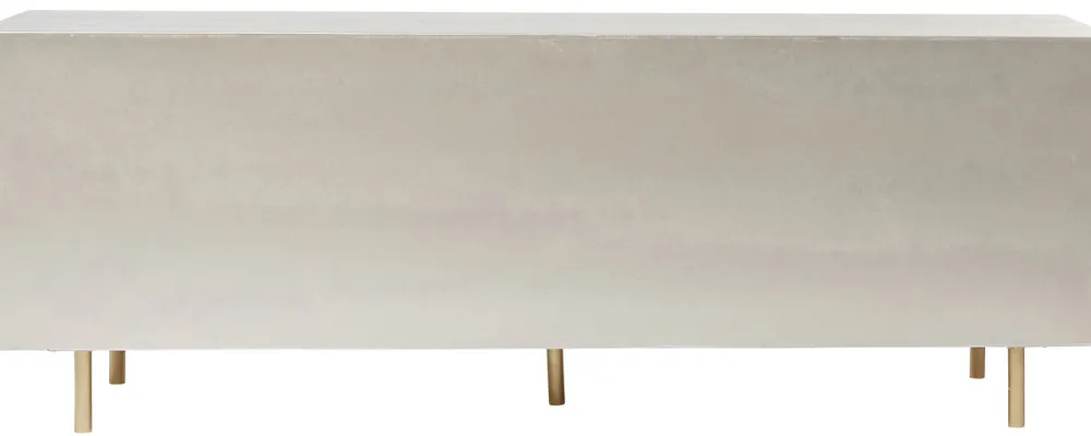 Komody*KARE Design Komoda Venice Triangle 180x64 Cm Srebrno Złota
