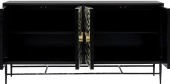 Komody*KARE Design Komoda Zebra 160x80 Cm Czarno-kremowa