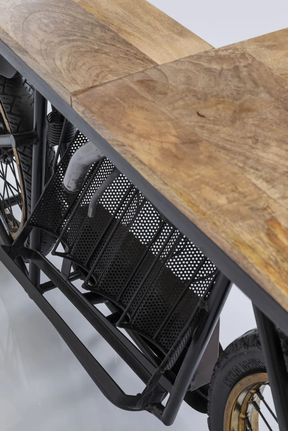 Konsole I Toaletki|Barki*KARE Design Konsola - Barek Motorbike 180x43 Cm Czarna