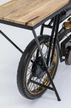 Konsole I Toaletki|Barki*KARE Design Konsola - Barek Motorbike 180x43 Cm Czarna