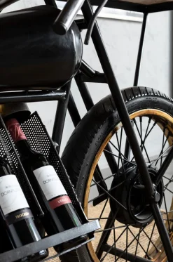 Konsole I Toaletki|Barki*KARE Design Konsola - Barek Motorbike 180x43 Cm Czarna