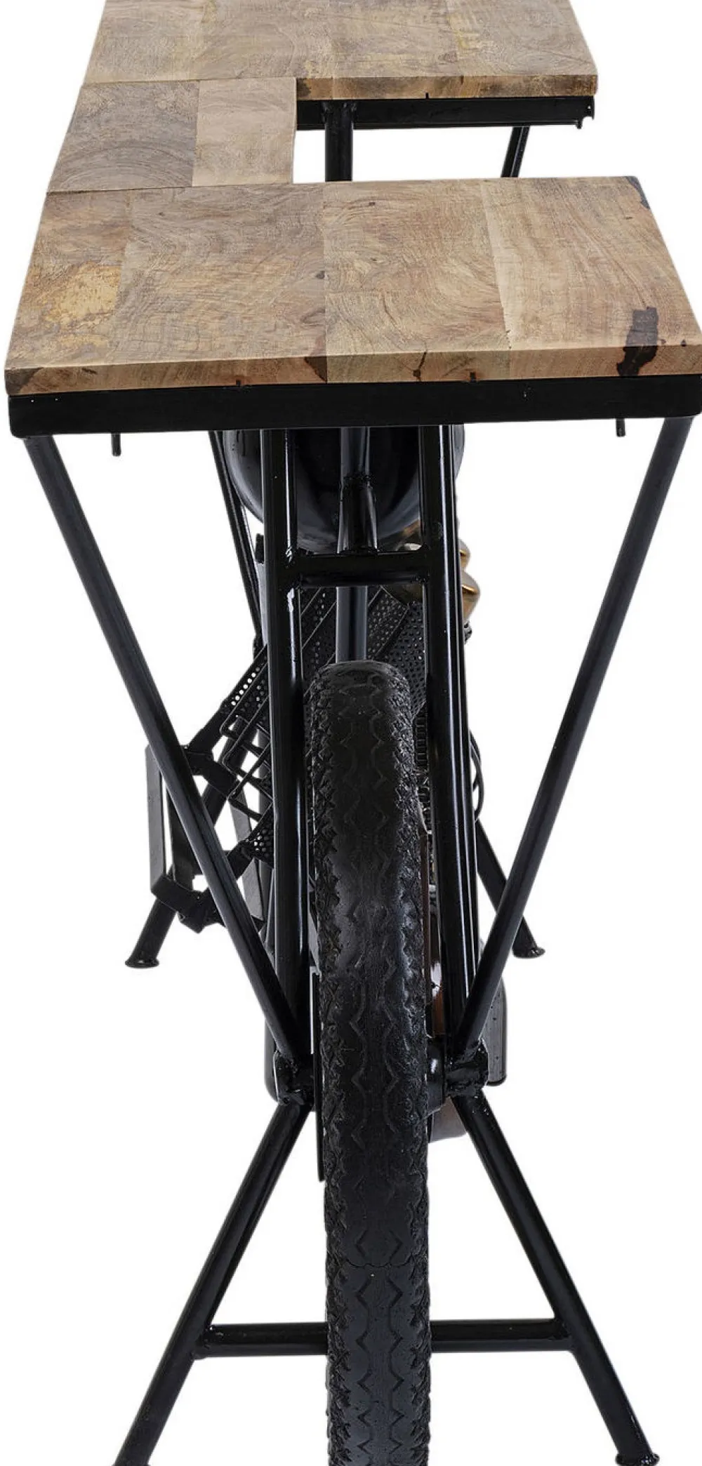 Konsole I Toaletki|Barki*KARE Design Konsola - Barek Motorbike 180x43 Cm Czarna