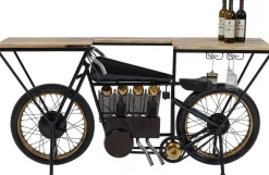 Konsole I Toaletki|Barki*KARE Design Konsola - Barek Motorbike 180x43 Cm Czarna