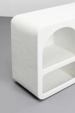 Konsole I Toaletki*KARE Design Konsola Biała Skandynawska Drewno I MDF 140x75 Cm