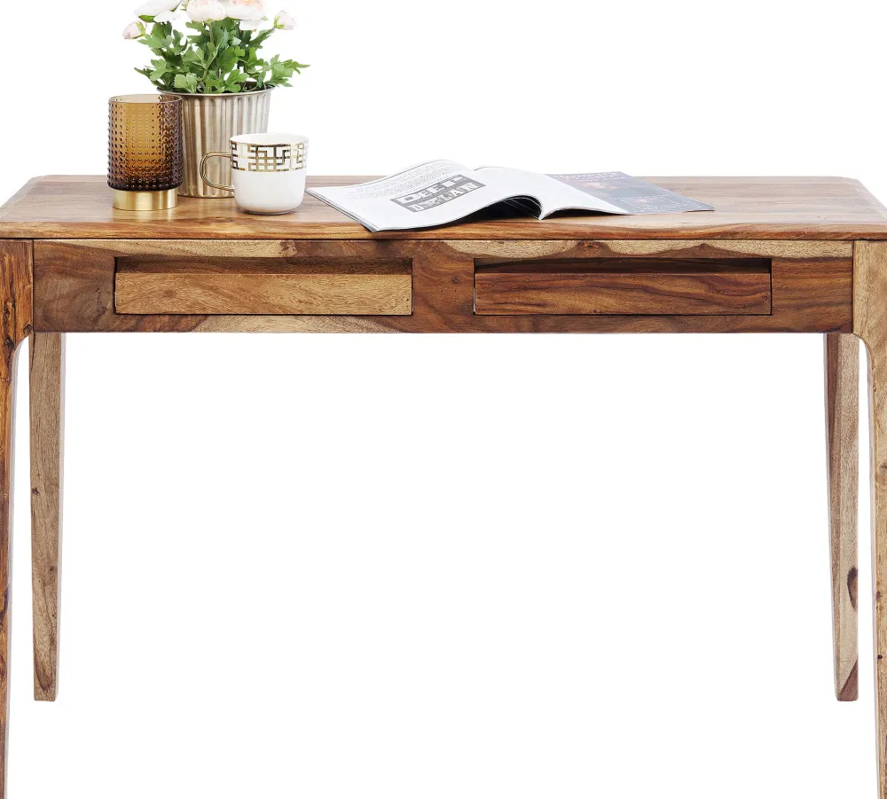 Biurka*KARE Design Konsola Brooklyn 110x40 Cm Brązowa