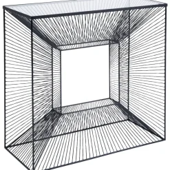 Konsole I Toaletki*KARE Design Konsola Dimension 81x36 Cm Czarna