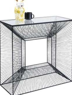 Konsole I Toaletki*KARE Design Konsola Dimension 81x36 Cm Czarna