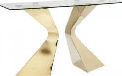 Konsole I Toaletki*KARE Design Konsola Gloria 145x45 Cm Złota