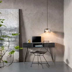Konsole I Toaletki*KARE Design Konsola La Gomera 120x35 Cm Grafitowa