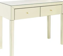 Konsole I Toaletki*KARE Design Konsola Luxury Gold 100x40 Cm Szampańska