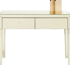 Konsole I Toaletki*KARE Design Konsola Luxury Gold 100x40 Cm Szampańska