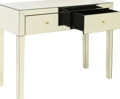 Konsole I Toaletki*KARE Design Konsola Luxury Gold 100x40 Cm Szampańska