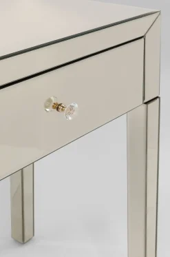 Konsole I Toaletki*KARE Design Konsola Luxury Gold 100x40 Cm Szampańska