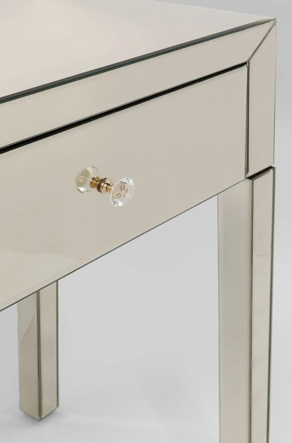 Konsole I Toaletki*KARE Design Konsola Luxury Gold 100x40 Cm Szampańska
