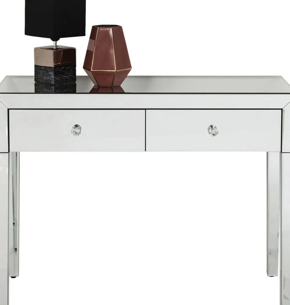 Konsole I Toaletki*KARE Design Konsola Luxury 100x40 Cm Lustrzana