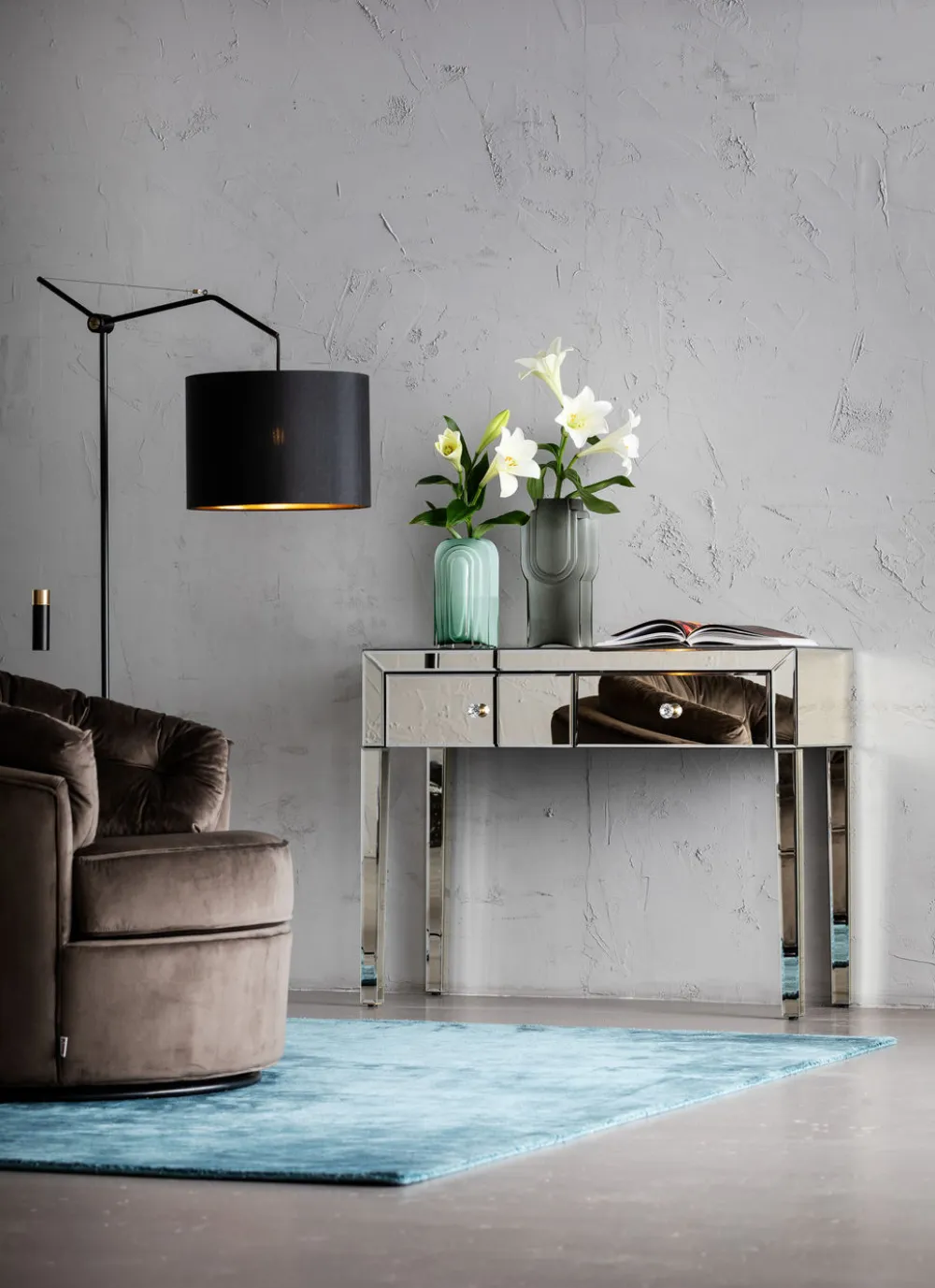 Konsole I Toaletki*KARE Design Konsola Luxury 100x40 Cm Lustrzana