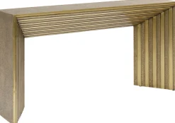 Konsole I Toaletki*KARE Design Konsola Malaga 160x35 Cm Złota