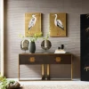 Konsole I Toaletki*KARE Design Konsola Osaka 149x45 Cm Brązowa
