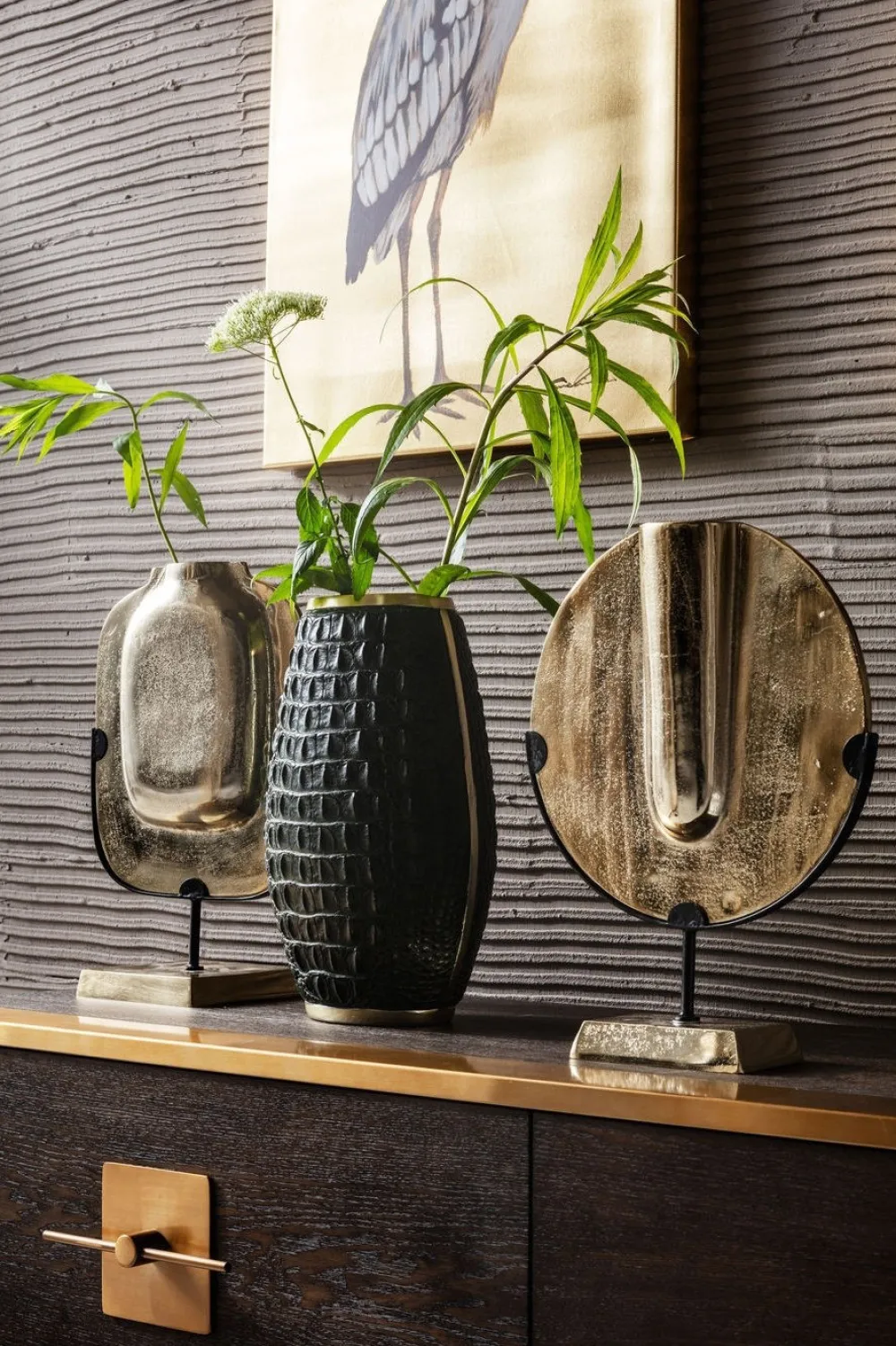 Konsole I Toaletki*KARE Design Konsola Osaka 149x45 Cm Brązowa