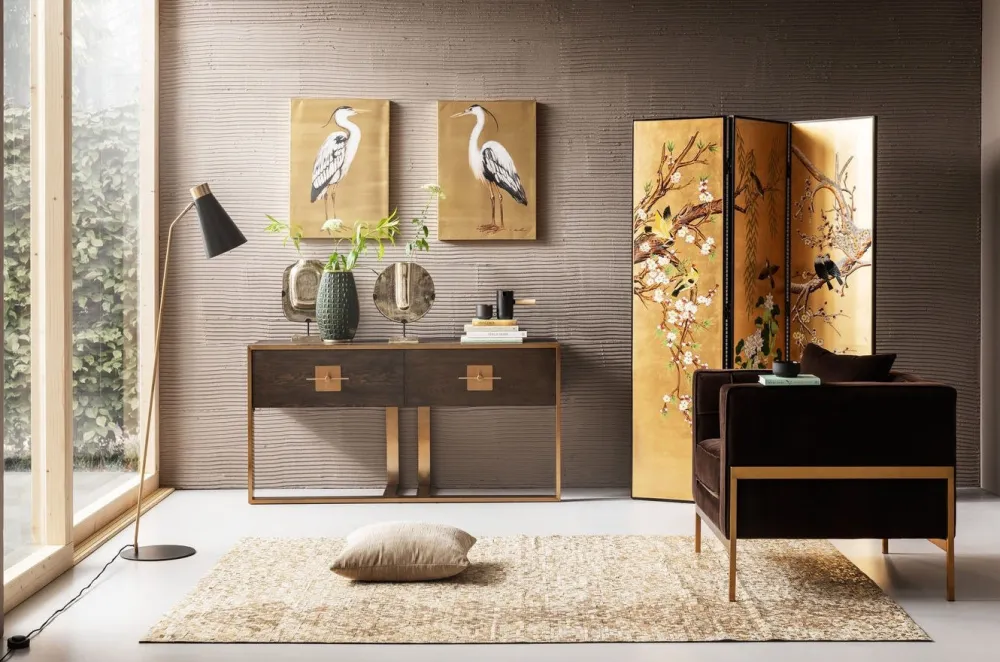 Konsole I Toaletki*KARE Design Konsola Osaka 149x45 Cm Brązowa
