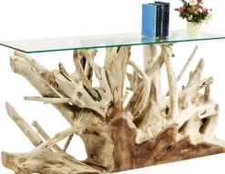 Konsole I Toaletki*KARE Design Konsola Roots 150x40 Cm Drewniana
