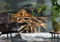 Konsole I Toaletki*KARE Design Konsola Roots 150x40 Cm Drewniana
