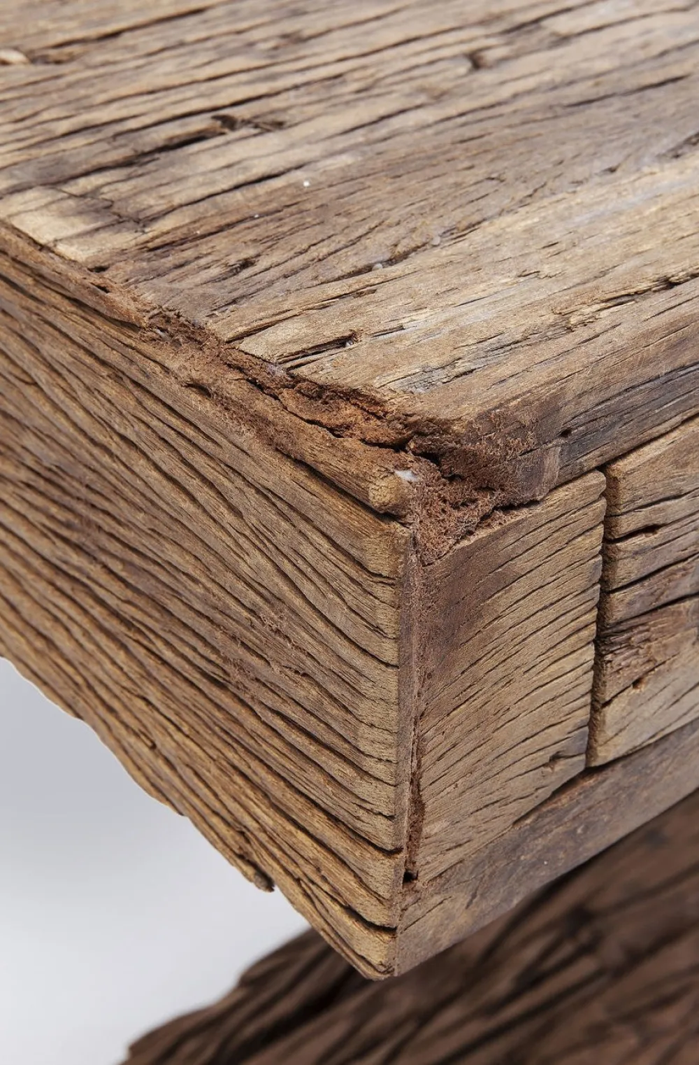Konsole I Toaletki*KARE Design Konsola Rustico 180x46 Cm Drewno Recyklingowane