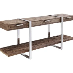 Konsole I Toaletki*KARE Design Konsola Rustico 180x46 Cm Drewno Recyklingowane