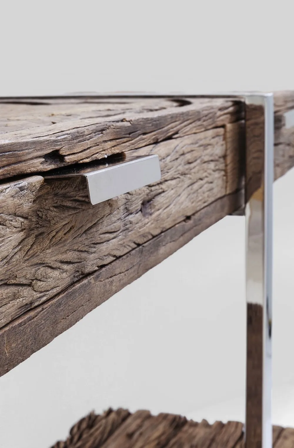 Konsole I Toaletki*KARE Design Konsola Rustico 180x46 Cm Drewno Recyklingowane