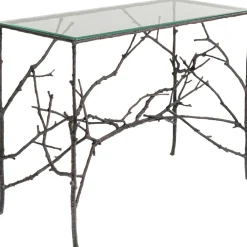 Konsole I Toaletki*KARE Design Konsola Tree Branch 105x49 Cm - Blat Szklany