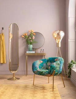 Konsole I Toaletki*KARE Design Konsola Z Lustrem Art 70x153 Cm Złota