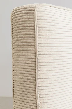 Łóżka*KARE Design Łóżko Podwójne Z Zagłówkiem Kremowe Nogi Czarne 160x200 Cm