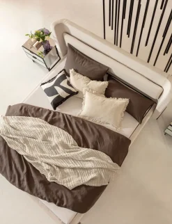 Łóżka*KARE Design Łóżko Tivoli 180x200 Cm Ecru