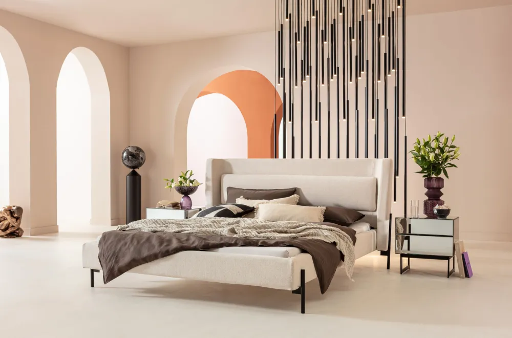 Łóżka*KARE Design Łóżko Tivoli 180x200 Cm Ecru