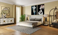 Łóżka*KARE Design Łóżko Tivoli 180x200 Cm Ecru