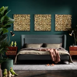 Łóżka*KARE Design Łóżko Tivoli 160x200 Cm Zielone
