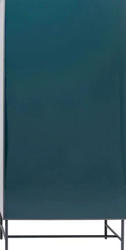 Witryny*KARE Design Kredens Selina 82x170 Cm Ciemnoszary - Front Brązowy